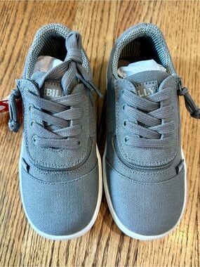 BILLY Kids' Grey Canvas Sneakers - Comfortable Everyday Shoes